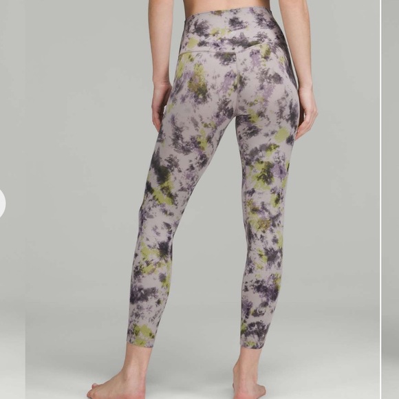 Lululemon Align High-Rise Crops 23
Radial Tie Dye Mauve Grey Multi - Picture 1 of 8